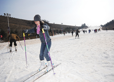 江南天池滑雪